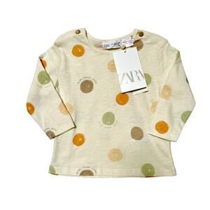 NWT Zara Baby Dot Tee Size 6-9m